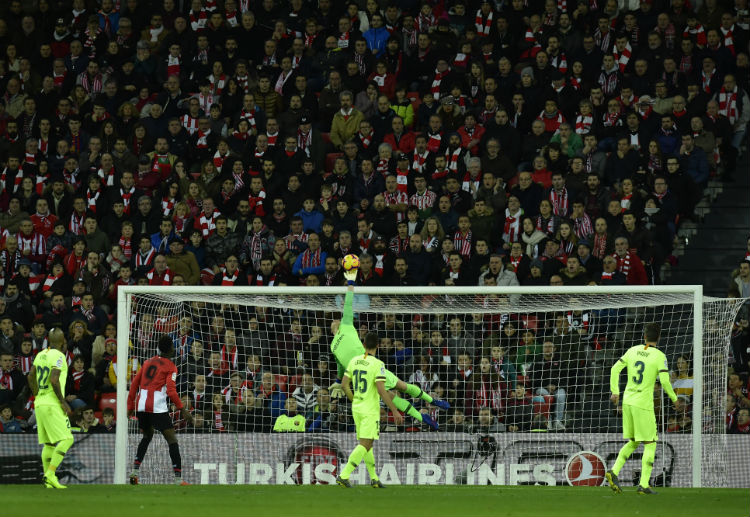 La Liga: Marc-Andre ter Stegen kept a clean sheet as Barcelona played out a 0-0 draw vs Athletic Bilbao