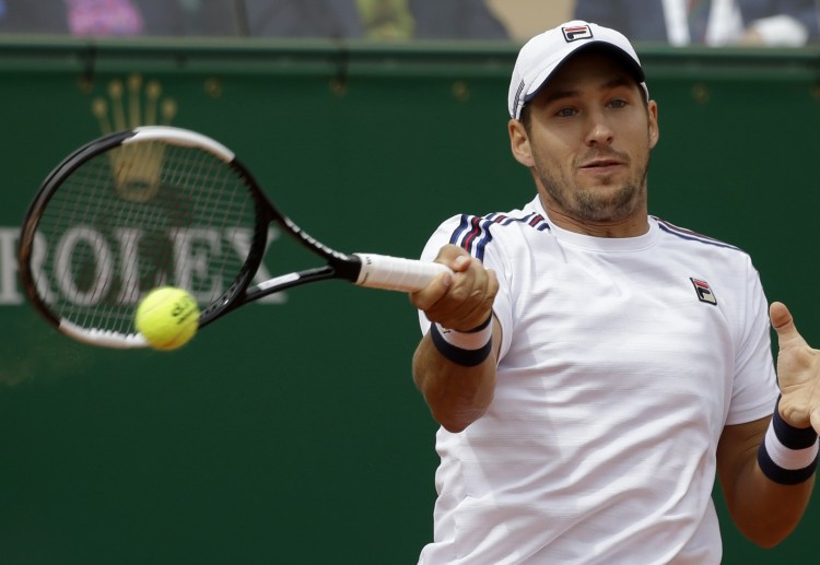Dusan Lajovic has fallen short in beating the formidable Fabio Fognini in the Monte Carlo Masters final
