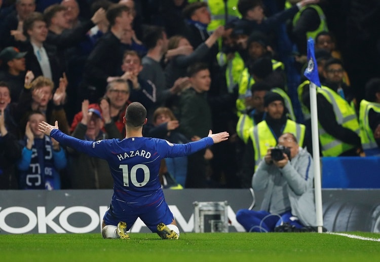 Eden Hazard helped Chelsea climb to third in the Premier League with a 2-0 victory over West Ham United