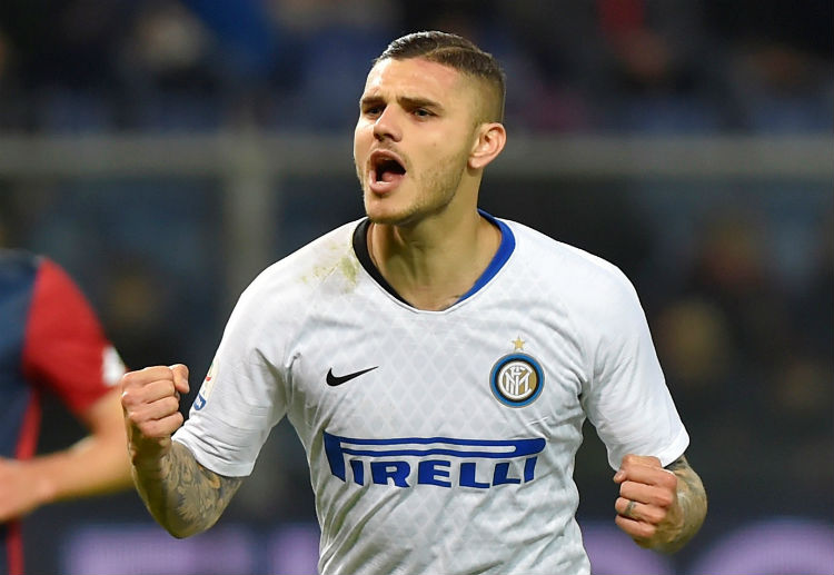 Mauro Icardi has now ten goals in Serie A