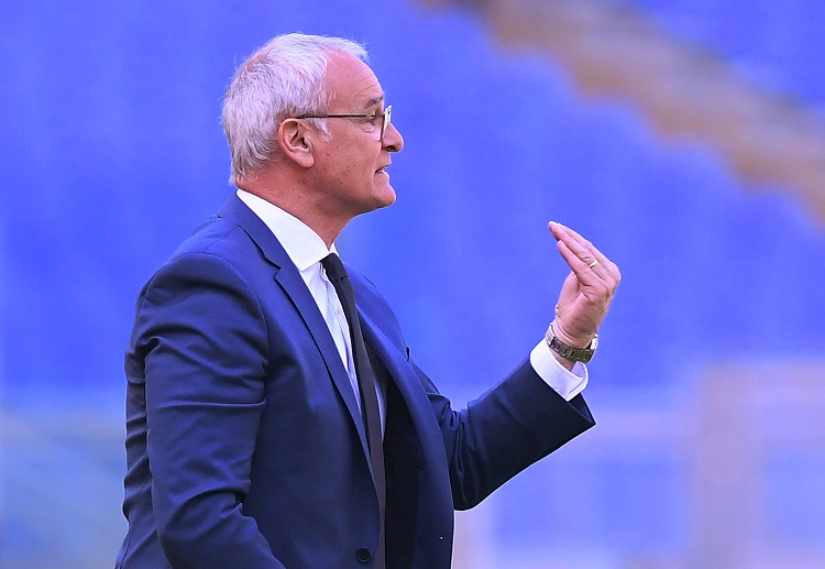 AS 로마의 감독 클라우디오 라니에리는 인터 밀란과의 세리에A 무승부에 실망한 상태이다.