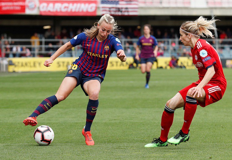 Toni Duggan and Barcelona are making their first appearance in UEFA Women's Champions League final