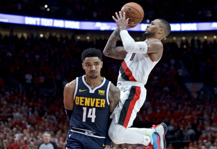 Portland Trail Blazers and the Denver Nuggets are tied with three wins in the NBA Playoffs
