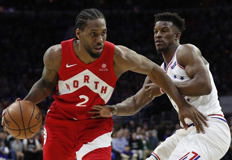 Kawhi Leonard led the Toronto Raptors to victory to even the NBA Eastern Conference semi-final series at 2-2