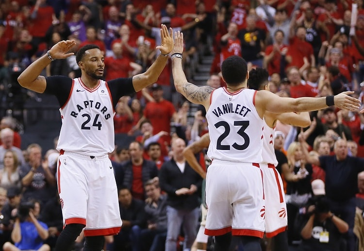 The Toronto Raptors beat the Milwaukee Bucks to even the Eastern Conference finals at two games apiece