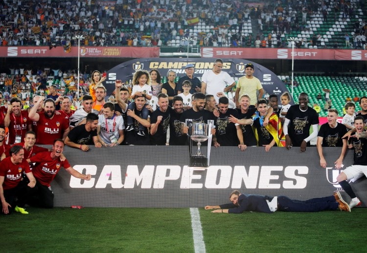 Valencia players are feeling ecstatic with their Copa del Rey victory against the long-time champions Barcelona
