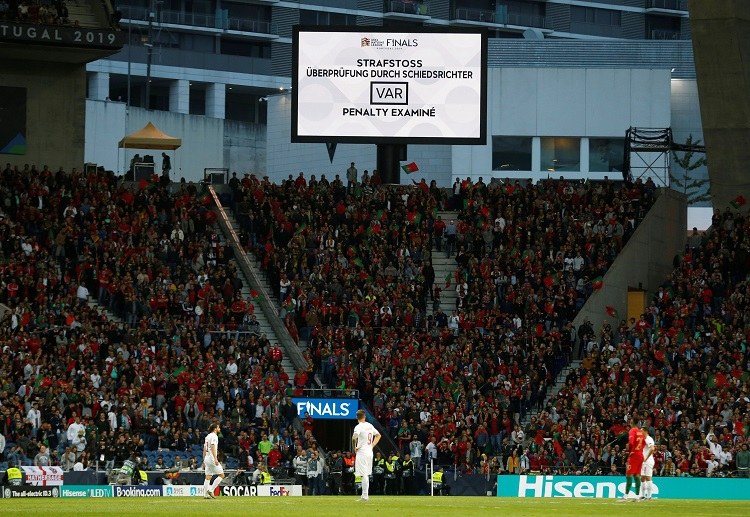 The VAR intervened during the UEFA Nations League clash between Portugal and Switzerland