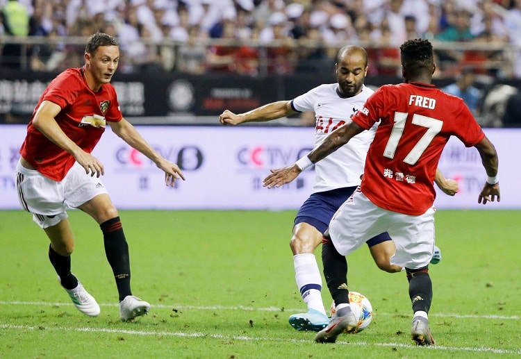 Lucas Moura scored an equaliser during the International Champions Cup