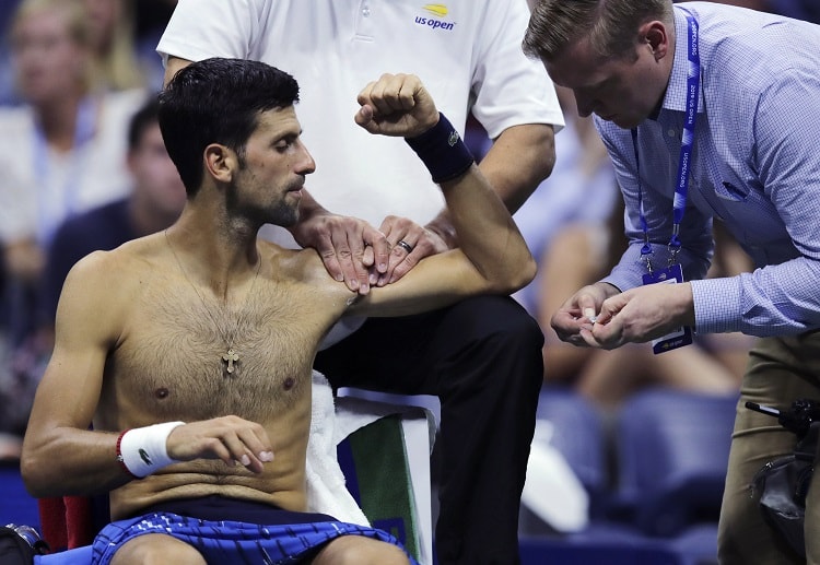 Novak Djokovic's left shoulder injury has caused hinderance to his ATP US Open performance
