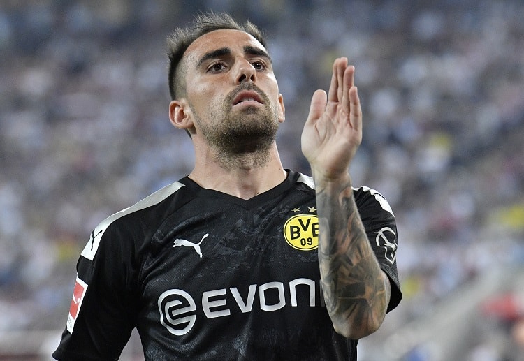 Paco Alcacer has now scored in every game he's played for Dortmund this Bundesliga season