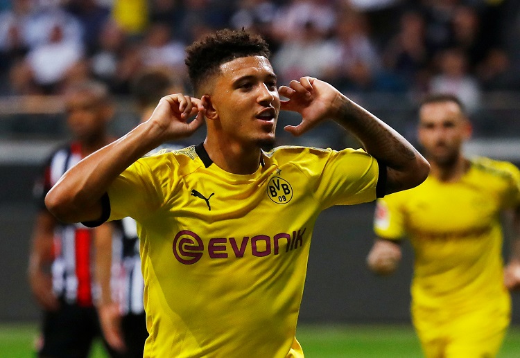 Jadon Sancho currently at the top of Bundesliga Assists leaderboard with 4 assists