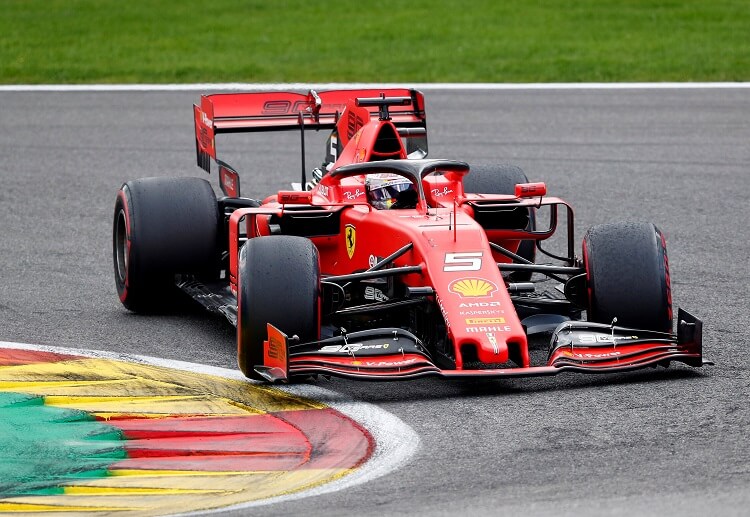 Ferrari's Sebastian Vettel finishes fourth at the recently-concluded Belgian Grand Prix