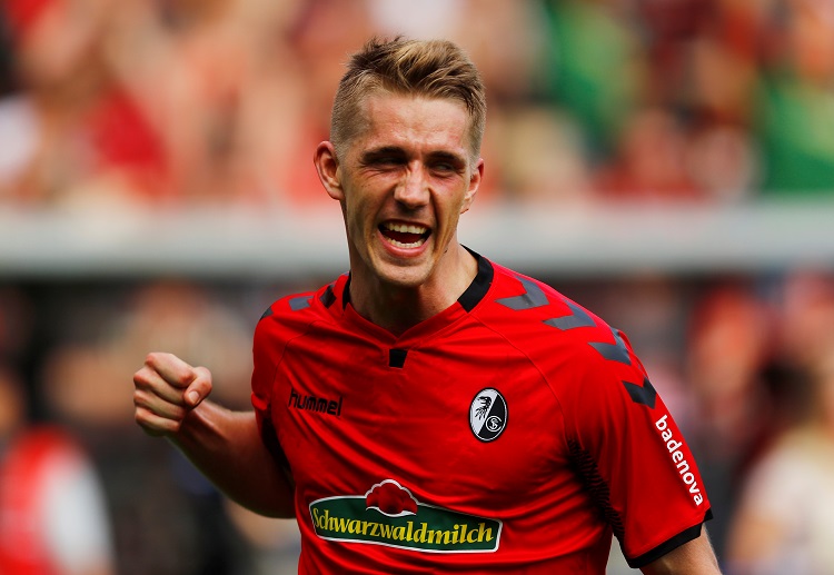 Nils Petersen , the man to watch out for when SC Freiburg play Borussia Dortmund in Bundesliga