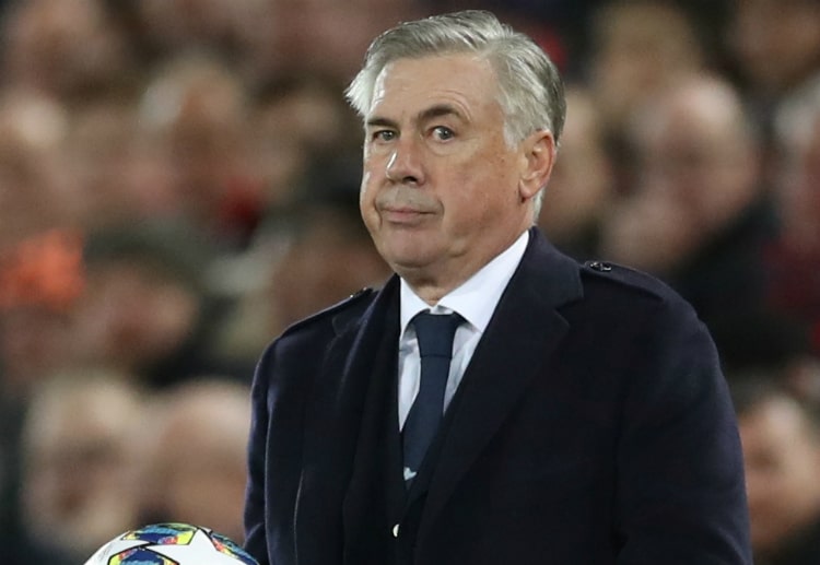 Carlo Ancelotti's men are only one point behind Champions League Group E leaders Liverpool