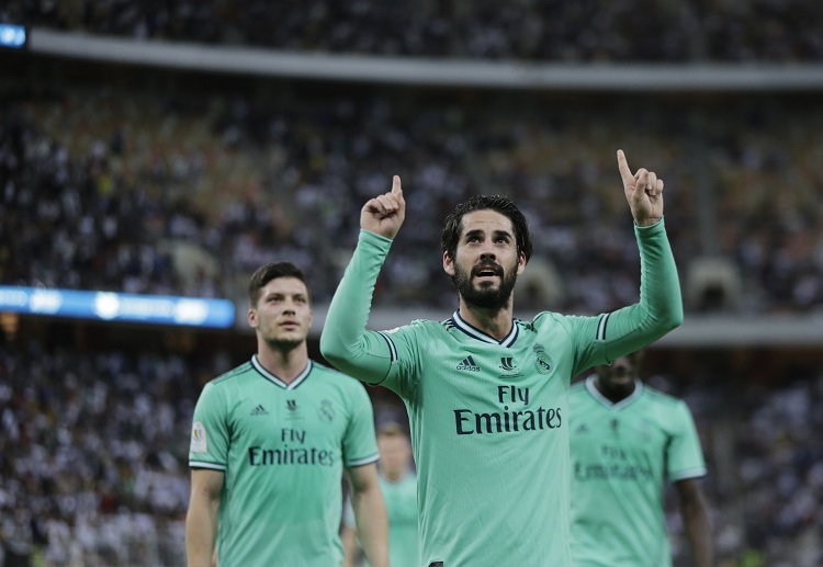 Isco scores against Valencia allowing Real Madrid to advance to the Spanish Super Cup final