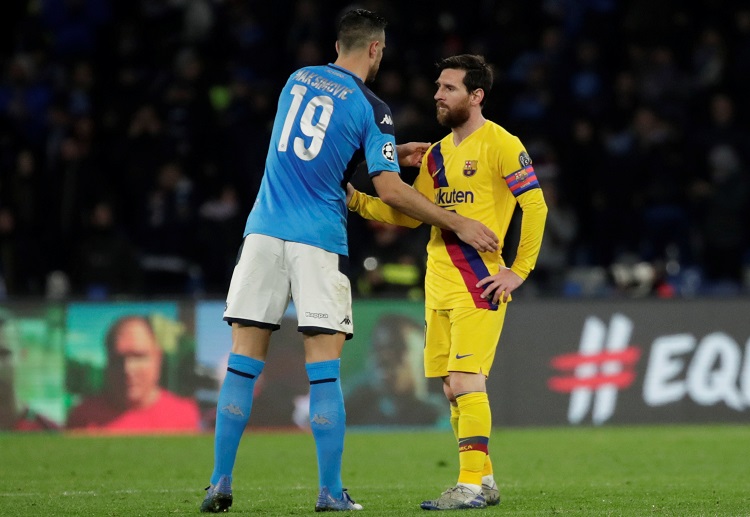 Champions League Napoli vs Barcelona: Goals from Mertens and Griezmann settled the game in 1-1 draw