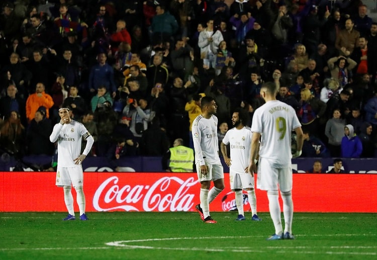 Real Madrid drop to second place in La Liga following shock loss to Levante