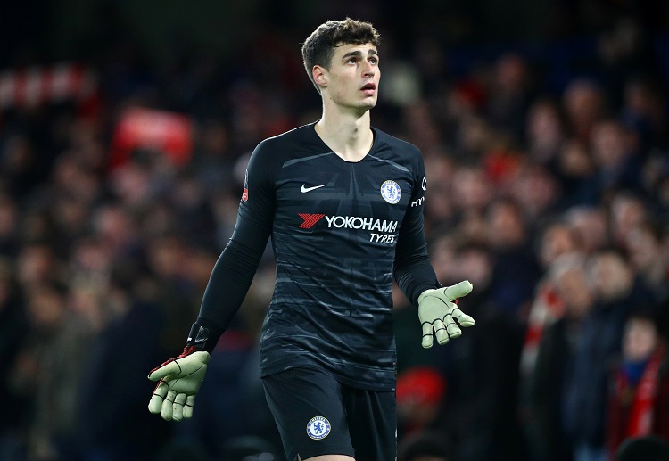 Kepa Arrizabalaga retuns to Chelsea's starting line-up for the FA Cup clash with Liverpool