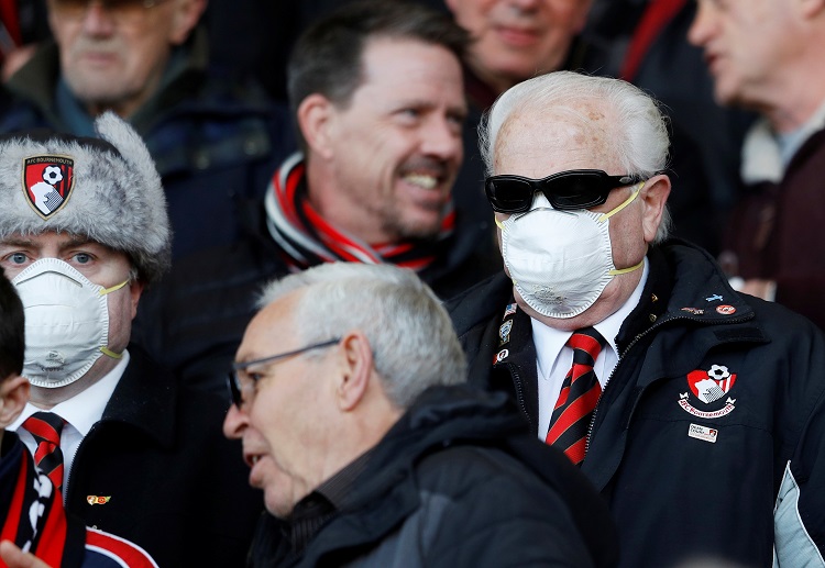 Football fans were given a precautionary measure during the Premier League match between Bournemouth and Chelsea