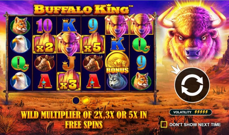 เกมน้องใหม่จากค่าย Pragmatic Playกับ Buffalo Kingจาก SBOBET