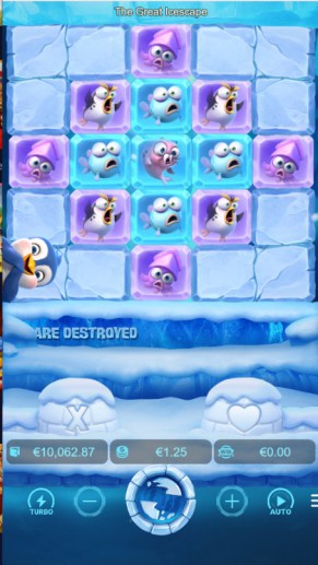 Break the blockers and save the baby penguin in the Great Icescape