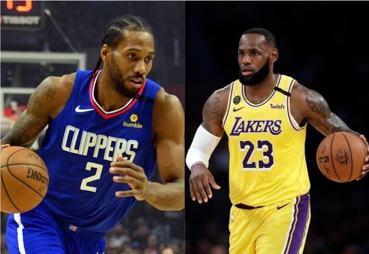 Los Angeles rivals Clippers & Lakers are the favourites to battle for the 2019/20 NBA glory