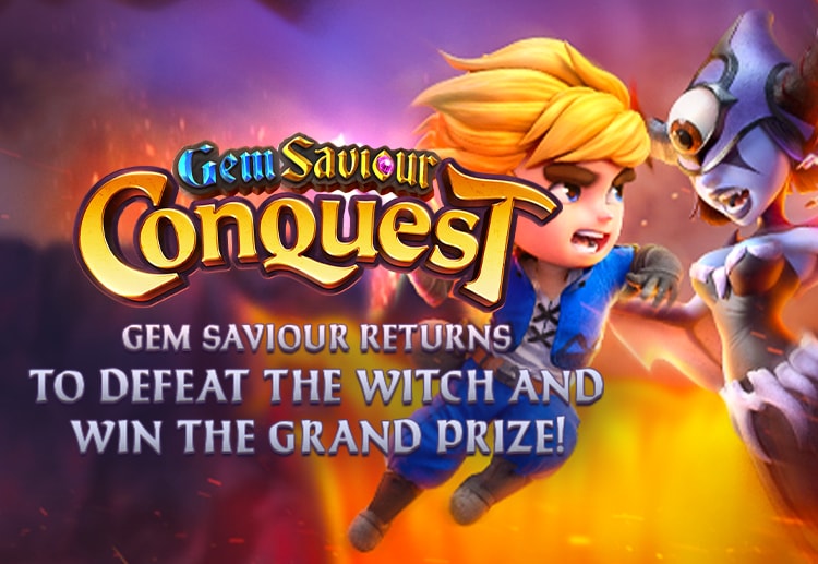 Trò chơi game slot Gem Saviour Conquest tại SBOBET có đến 576- 46656 đường chiến thắng