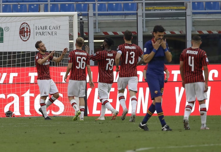 Serie A: AC Milan defeat AS Roma at the San Siro Stadium