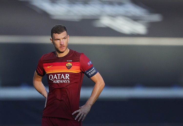 Edin Dzeko failed to uplift his team in this round-of-16 Europa league clash