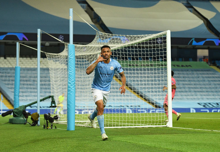 Can Gabriel Jesus score a goal against Lyon in their upcoming Champions League clash?
