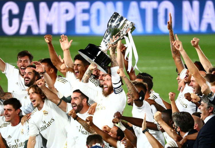 Real Madrid are now the defending Champions of La Liga