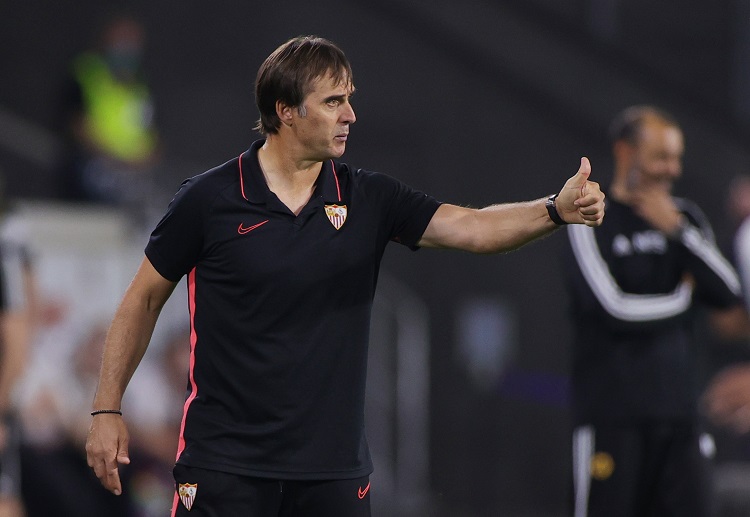 Sevilla boss Julen Lopetegui is relishing the challenge of facing Manchester United in the Europa League semi-finals