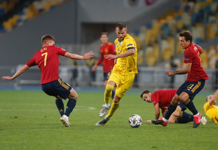 Ukraina raup tiga poin di UEFA Nations League