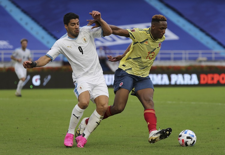 Yerry Mina and the Colombia squad failed to add a win in their road to World Cup 2022