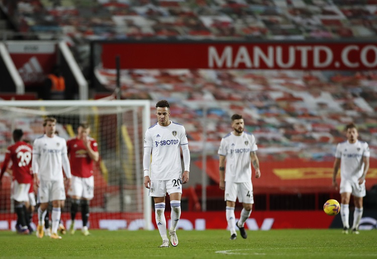 Manchester United fires six goals past Leeds in their Premier League clash at Old Trafford