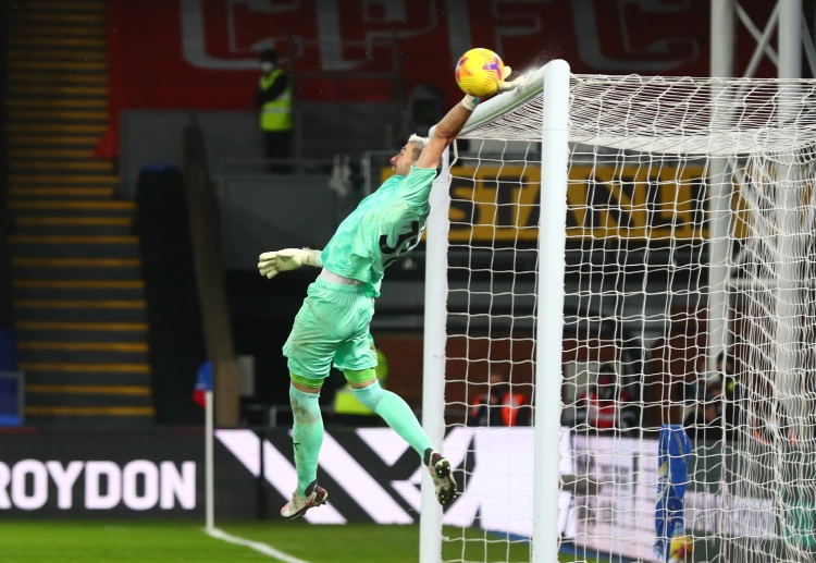 Premier League: Vicente Guaita made a save when Tottenham Hotspur's Eric Dier tried to score