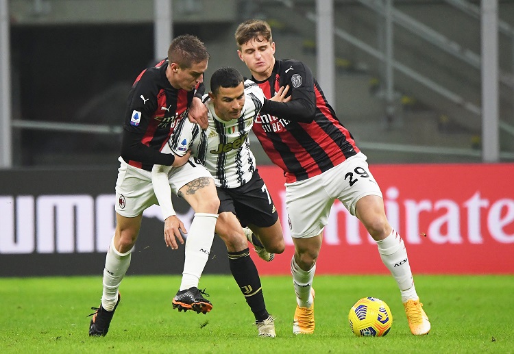 Juventus grab the win over Serie A leaders AC Milan at their home pitch