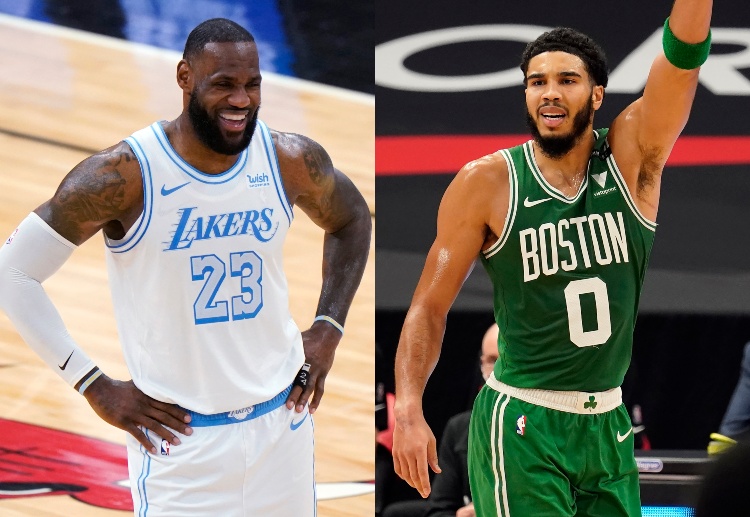 The defending NBA champions take on their rivals at the Boston Garden