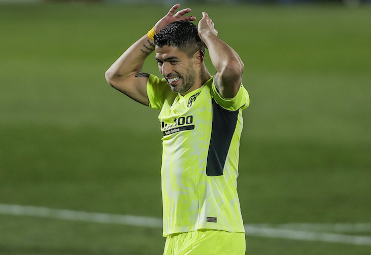 Luis Suarez is upset following Atletico Madrid's 0-0 draw with Getafe in recent La Liga clash