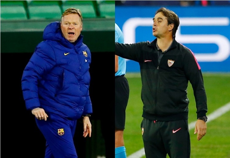 Ronald Koeman and Julen Lopetegui are set to lead their teams Barcelona and Sevilla FC in Copa del Rey