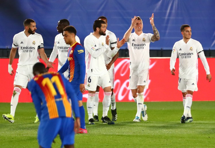 Skor La Liga: Real Madrid 2-1 Barcelona