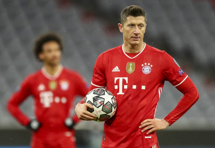 Robert Lewandowski is set to miss Bayern Munich's Bundesliga clash against RB Leipzig