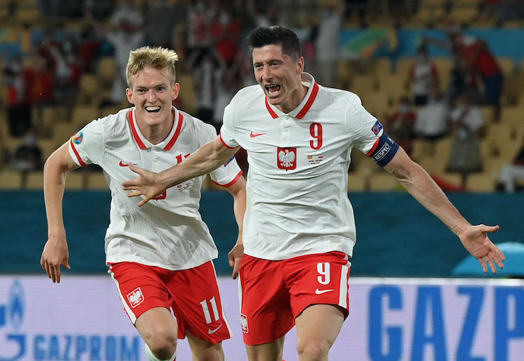 Robert Lewandowski scores an equaliser that saved Poland from losing against Spain in Euro 2020