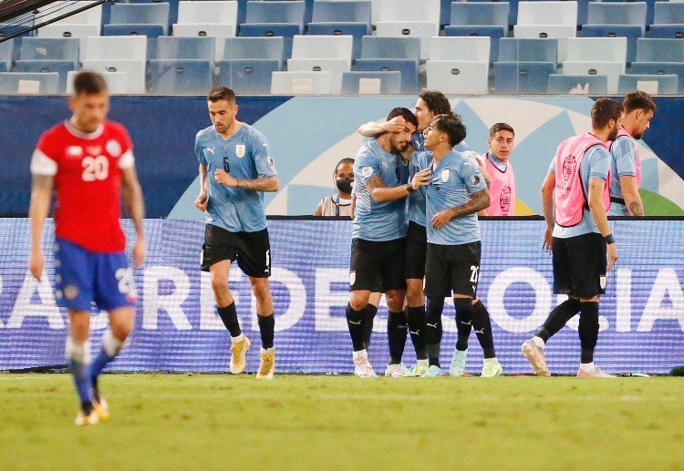 Hasil pertandingan Copa America 2021: Uruguay 1-1 Chile