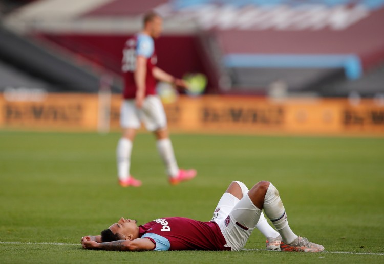 West Ham United’s hopes of top-four finish in the Premier League are in danger