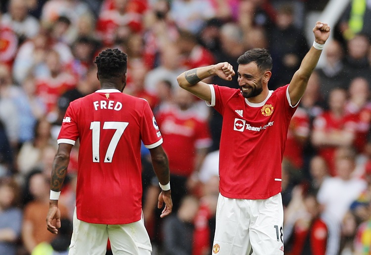 Bruno Fernandes is the first Manchester United player to score a hat-trick on the opening day of a Premier League season