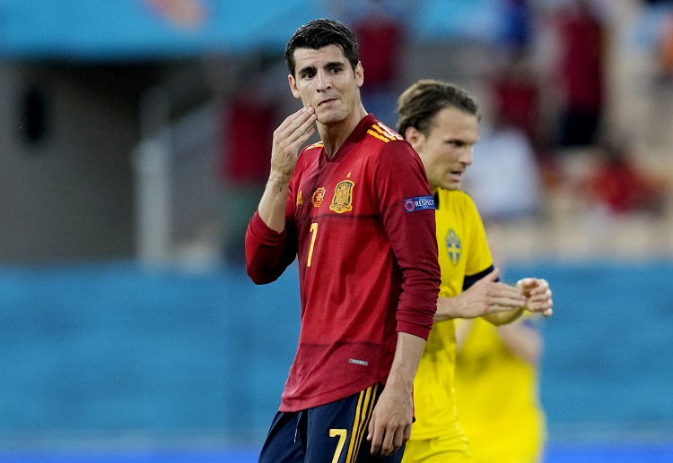 Alvaro Morata baru cetak satu gol di kualifikasi Piala Dunia 2022