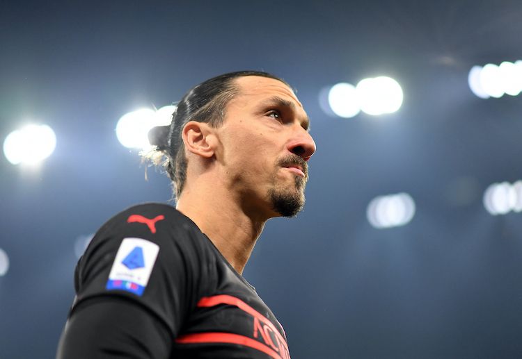 Zlatan Ibrahimovic prepares ahead of the Serie A clash between AC Milan and Empoli