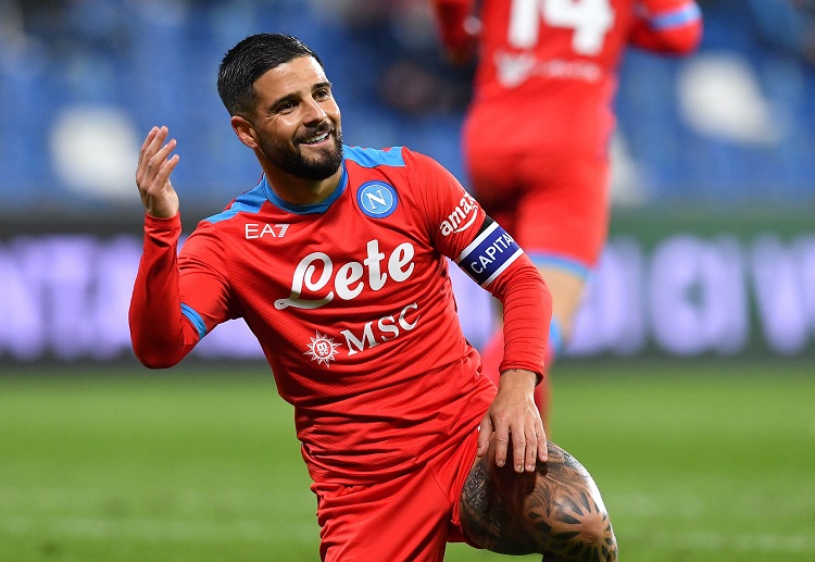 Lorenzo Insigne is set to return in Napoli’s Serie A match against Juventus