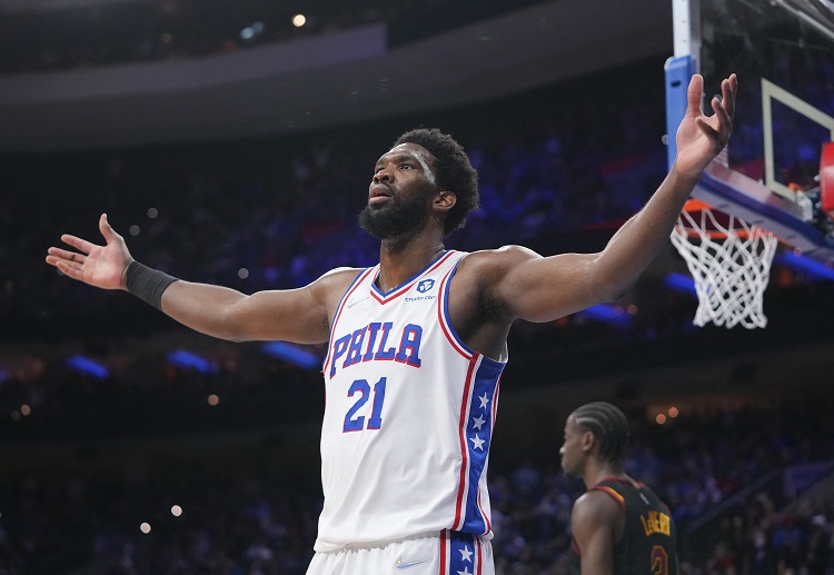Philadelphia 76ers center Joel Embiid will be looking to stop the Boston Celtics in the NBA